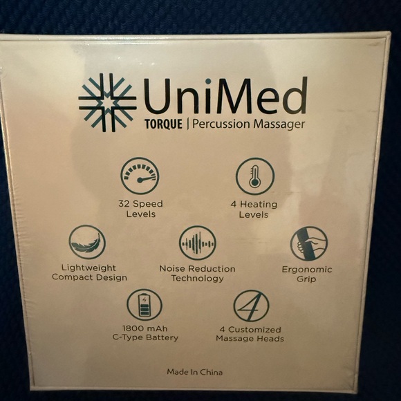 Unimed Torque Percussion Massager - New - Sealed - Picture 2 of 4